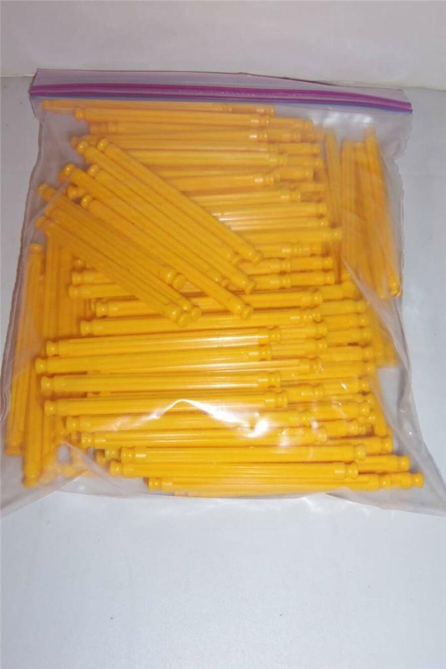 K'NEX 86mm Yellow Rod Pieces Parts Standard Classic Size KNEX -0614T18